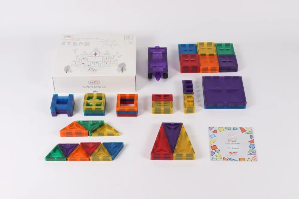 108 Pcs Premium Magnetic Tiles - Dream Castle Series - Image 3