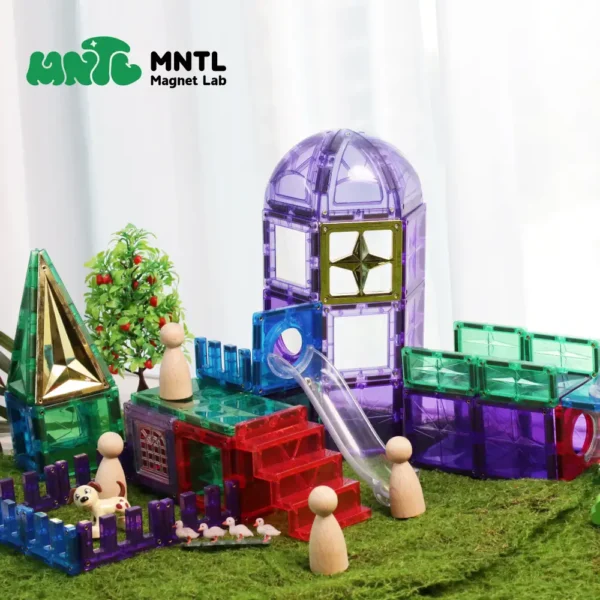 101Pcs Premium Magnetic Tiles - Candy Factory Series