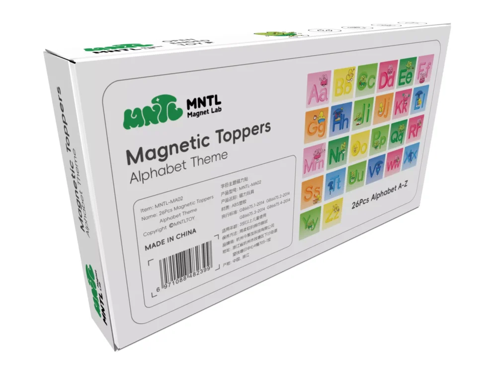 Magnetic Toppers – Alphabets Series (26pcs) - Image 2