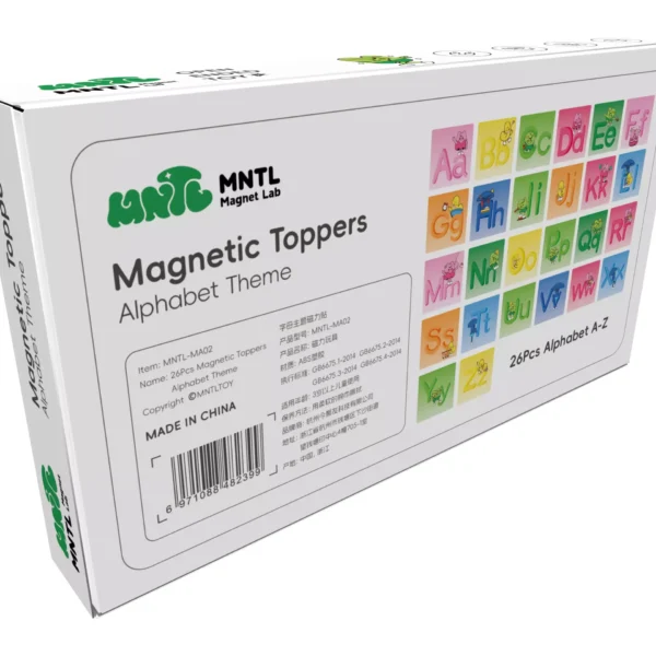 Magnetic Toppers – Alphabets Series (26pcs)