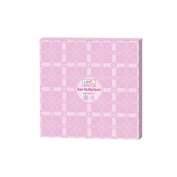 Big Square Plates (2 Pcs) - Transparent