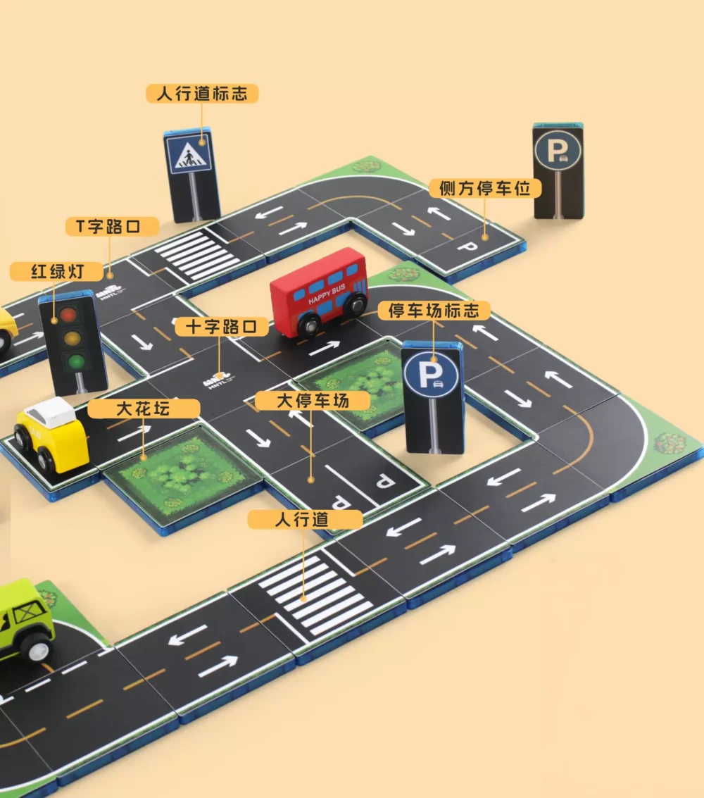 Magnetic Toppers - Road Track Series (42pcs) - Image 8